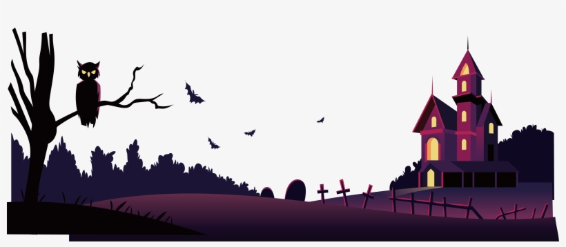 Banner Transprent Png Free - Halloween Banner Purple, transparent png download