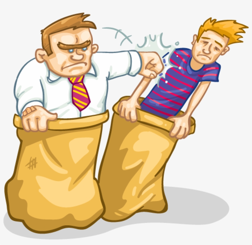 Banner Black And White Download Best On X Frog Item - Sack Race Clipart Png, transparent png download