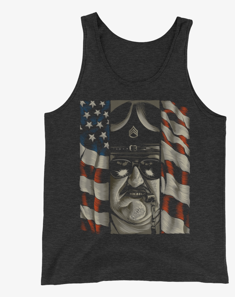 Slaughter "american Flag" Unisex Tank Top - T-shirt, transparent png download