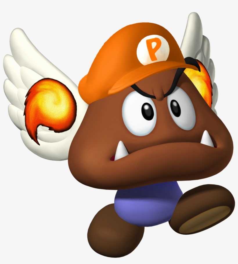 Paragoombafireball - Mario Bros Wii Personnage, transparent png download