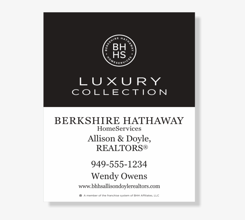 Berkshire Hathaway Homeservices Sign Panels Only-30x24r - Amersham & Wycombe College, transparent png download