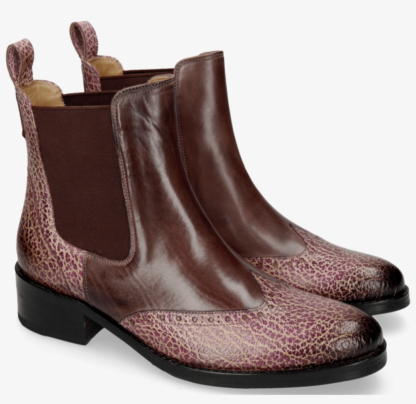 Ankle Boots Elaine 6 Wine Rio Brazil - Damen Stiefeletten Chelsea Boots Ankle Boots Von Melvin, transparent png download