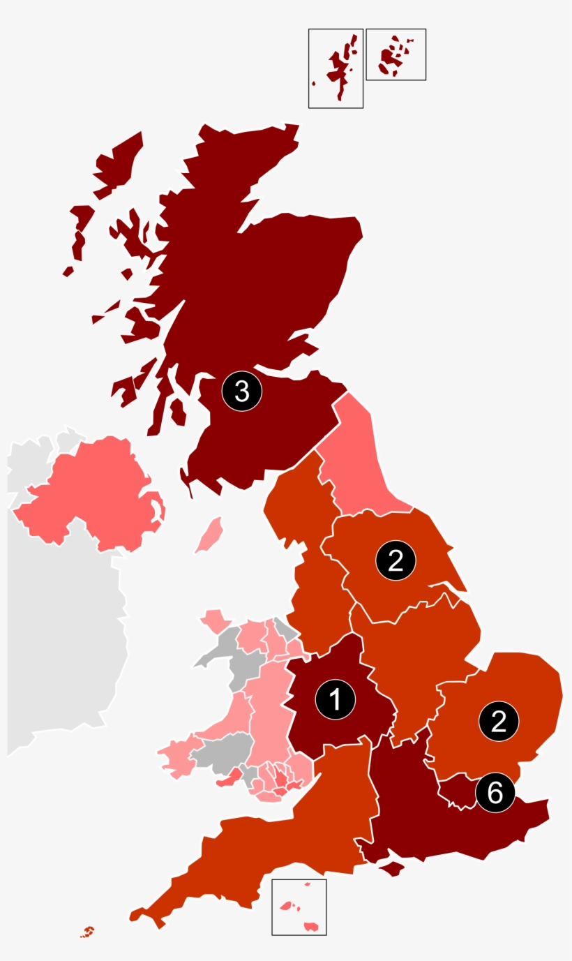 H1n1 United Kingdom Map - Map Uk Water Companies, transparent png download