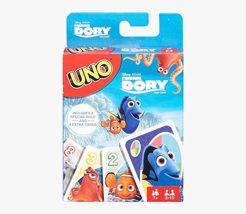 Uno Finding Dory Box - Uno Card Finding Dory, transparent png download