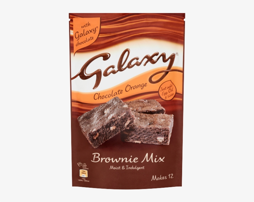 Galaxy Chocolate Orange Brownie Mix - Galaxy Chocolate Brownies, transparent png download