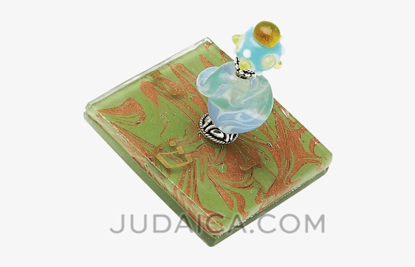 Copper Leaf Beaded Dreidel - Locket, transparent png download