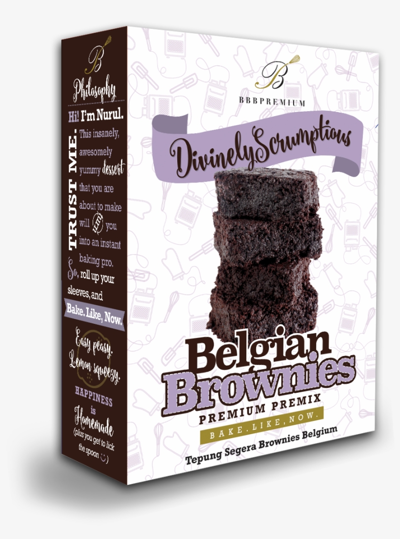 Png Library Library Bbbmix Belgian Brownies Premix - Chocolate, transparent png download
