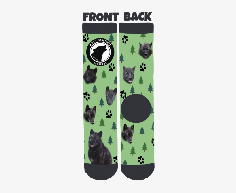 W - O - L - F - Sanctuary Crew Socks - Lgr Socks, transparent png download
