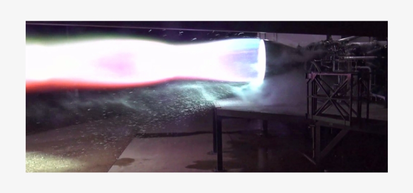 Elon Musk Shows Off Spacex Raptor Engine Tests - Raptor, transparent png download