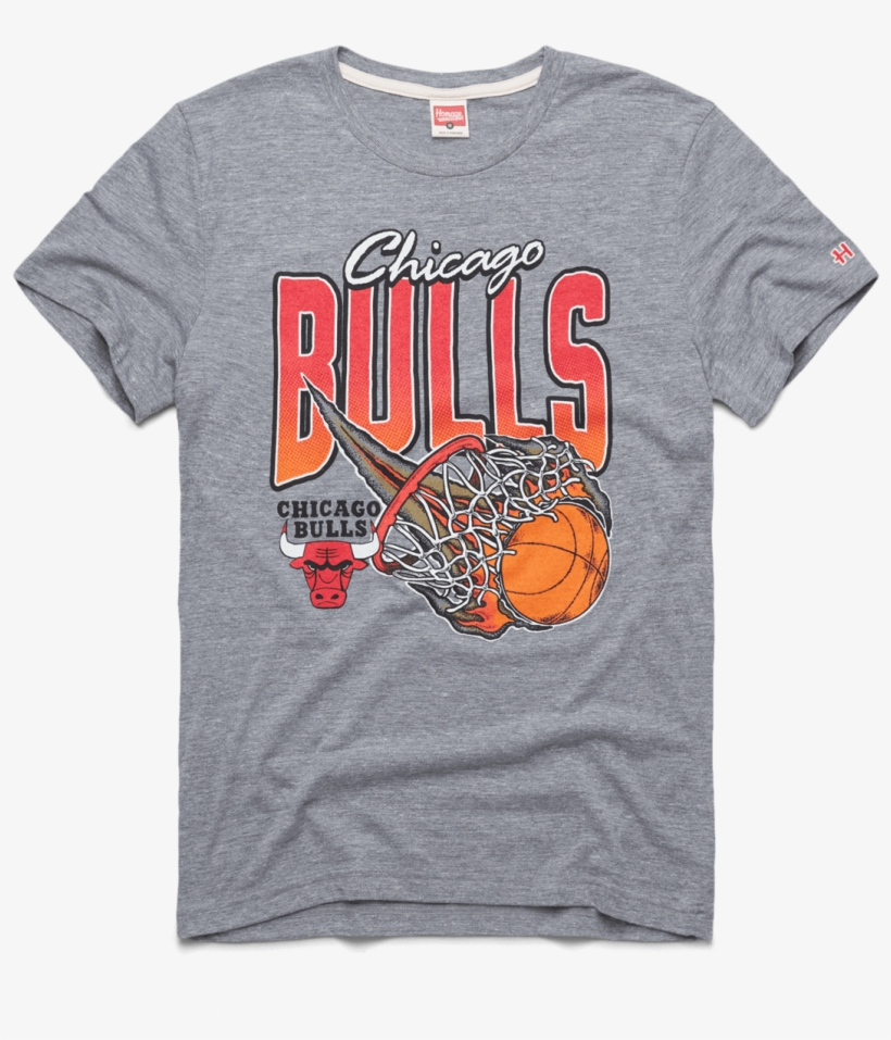 Chicago Bulls On Fire - Active Shirt, transparent png download