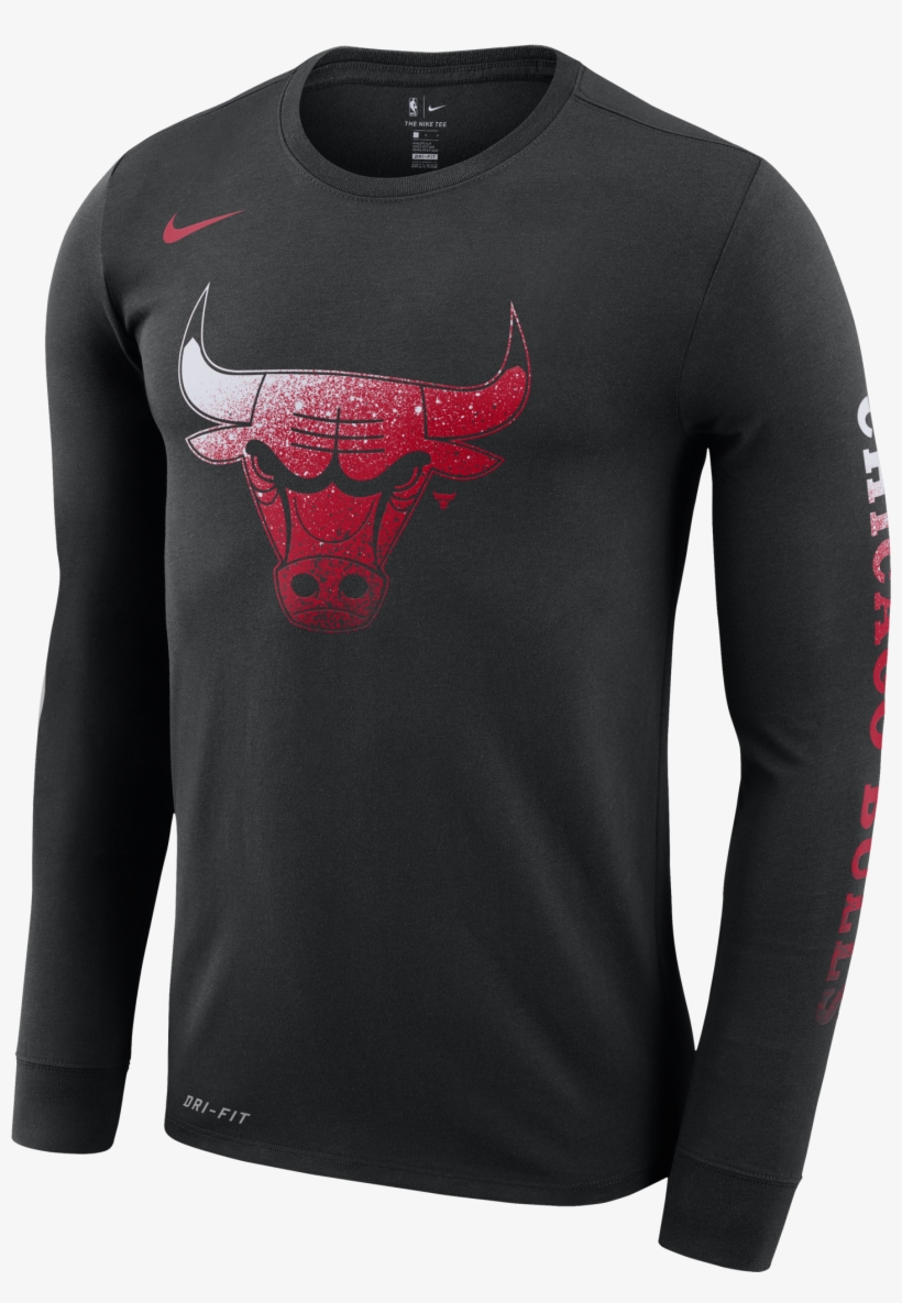 Nike Nba Chicago Bulls Logo Dry Tee - Orlando Magic Nike Shirt, transparent png download
