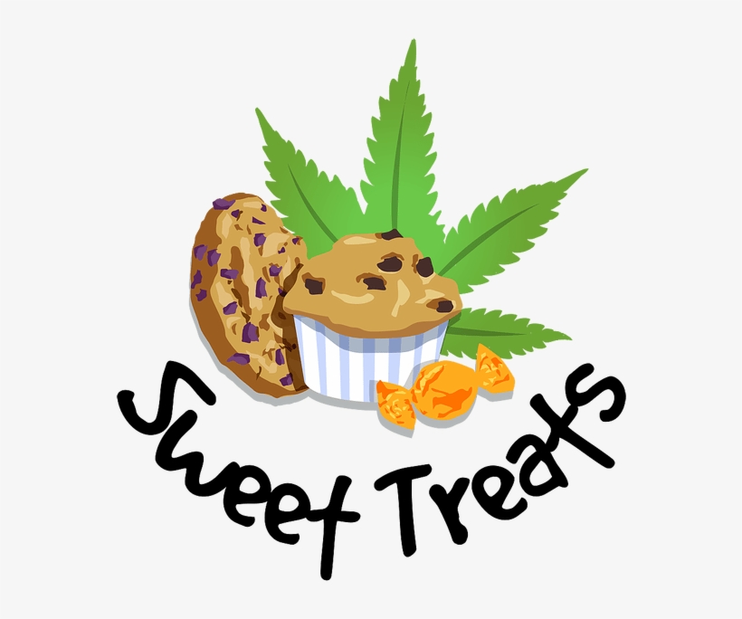 Desserts Clipart Brownie - Marijuana Leaf, transparent png download