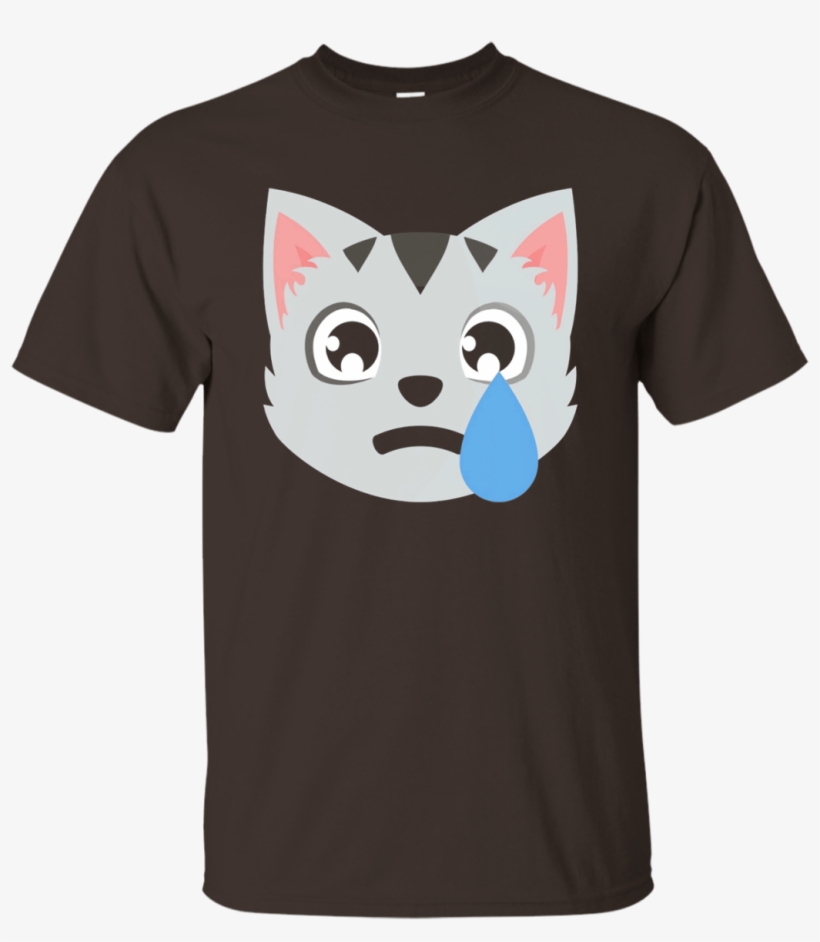 Check Awesome Sad Cat Emoji Emoticon Cute T Shirt - June T Shirt Design, transparent png download