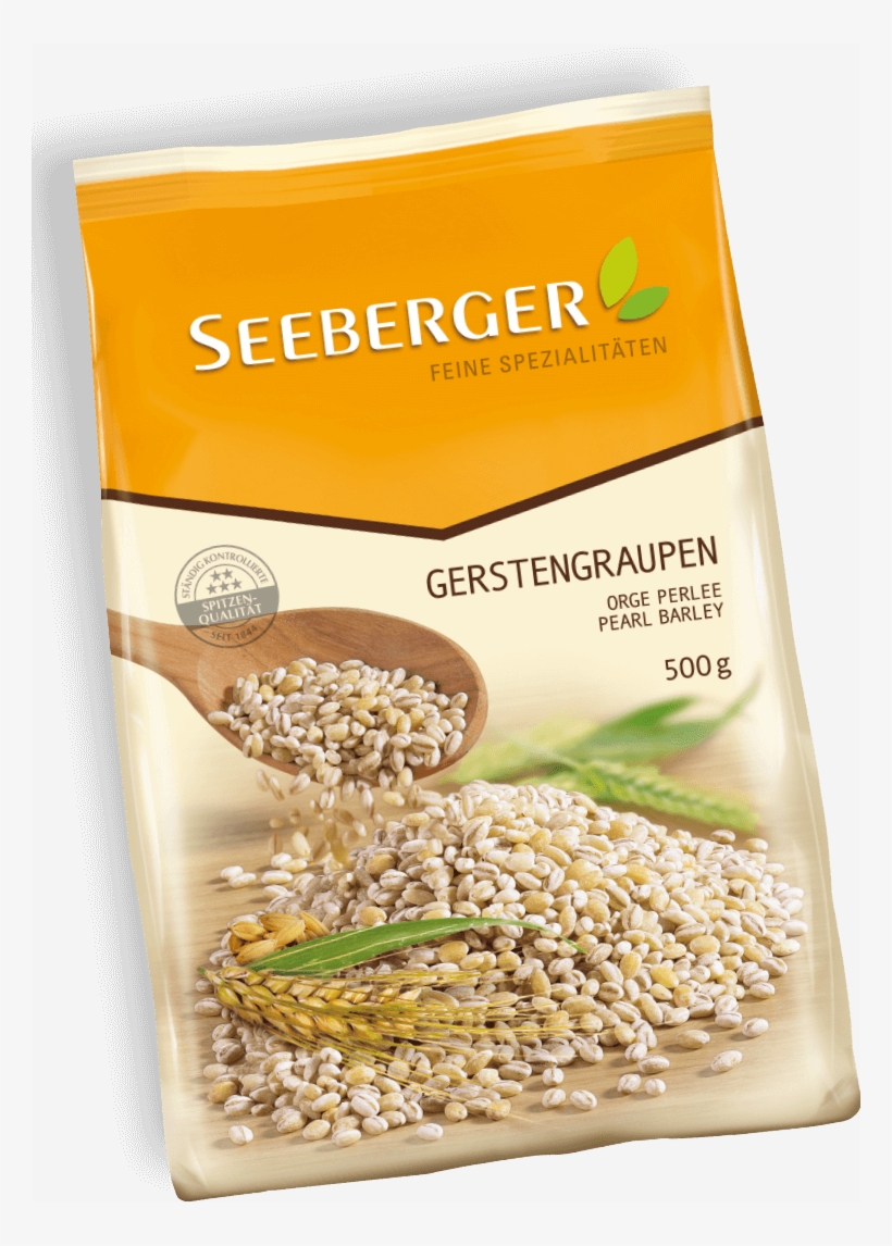 Seeberger Gerstengraupen Gedreht Produktansicht - Whole Grain, transparent png download
