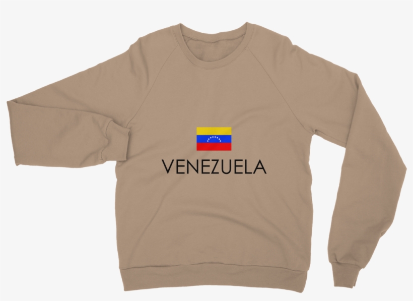 suéter Manga Larga Good Vibes Venezuela - Sweater, transparent png download