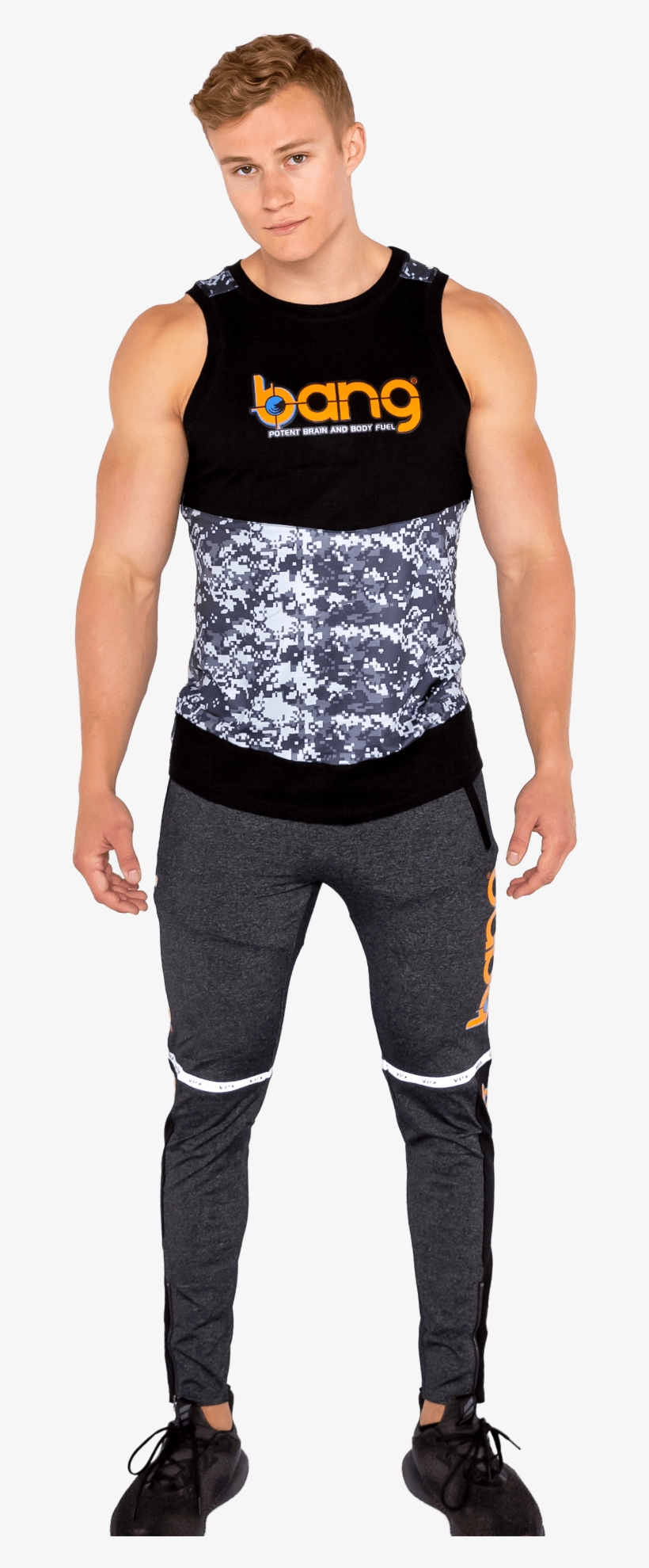 Bang Camo Fighter Muscle Tanks And Reflective Tapered - Fitness Professional, transparent png download