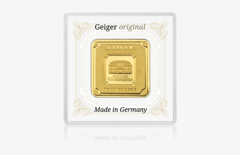 Gold Bar Geiger Original - Gold, transparent png download