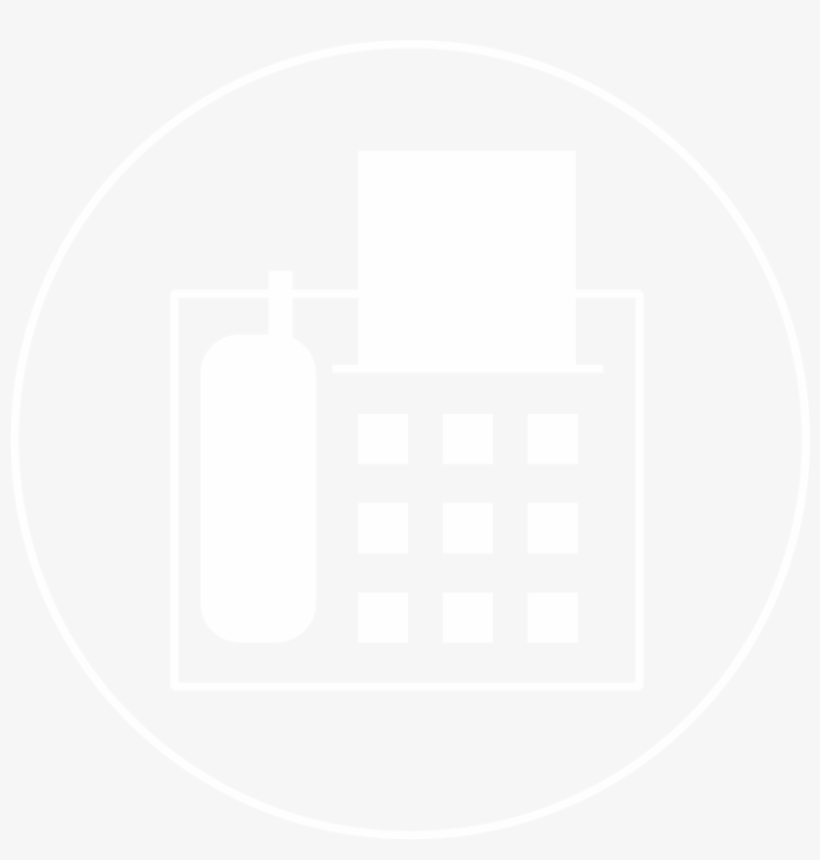 Rctc Fax Icon White - Emblem, transparent png download