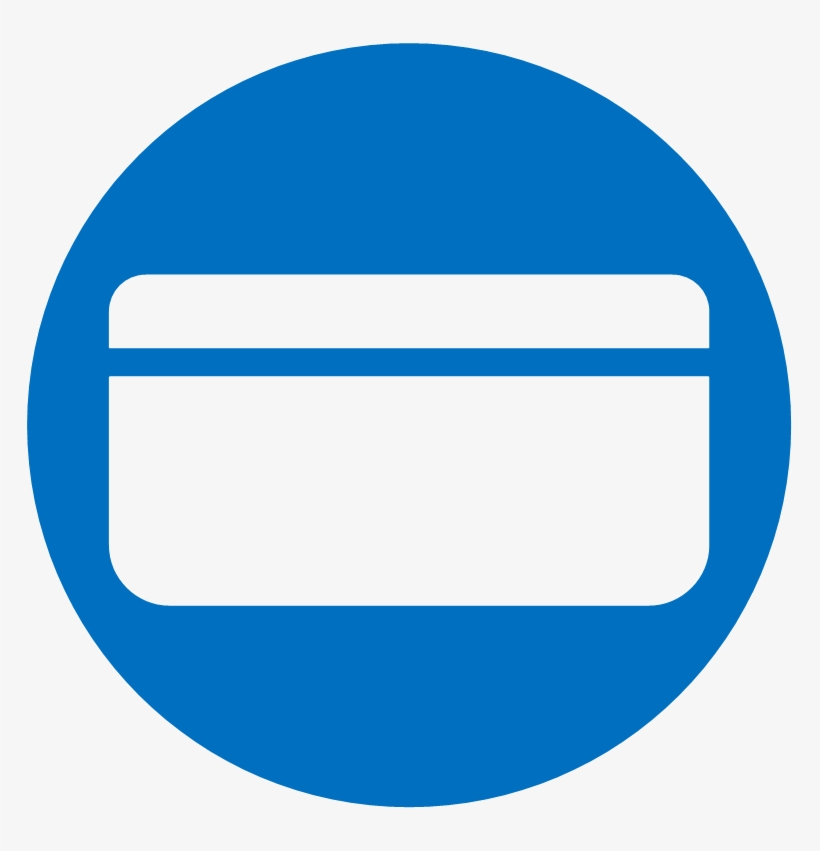 Vector Icon Of A Credit Card - Icon Card Blue, transparent png download
