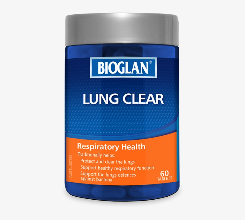 Bioglan Lung Clear 60s - Bioglan Lung Clear, transparent png download