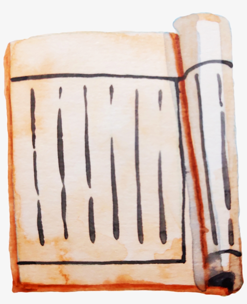 Black Ink Kraft Paper Books Png And Psd - Wood, transparent png download