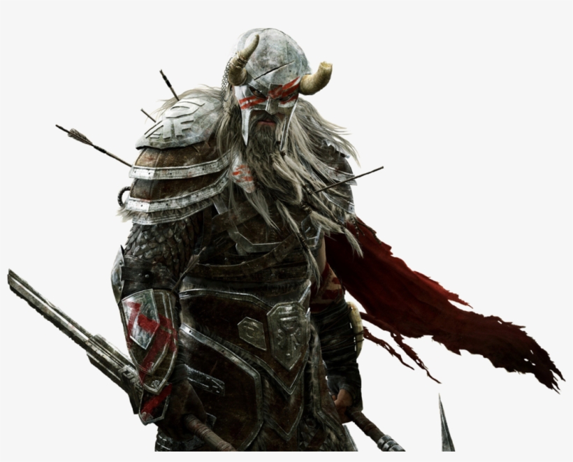 Elder Scrolls Png - Elder Scroll Online Warrior, transparent png download