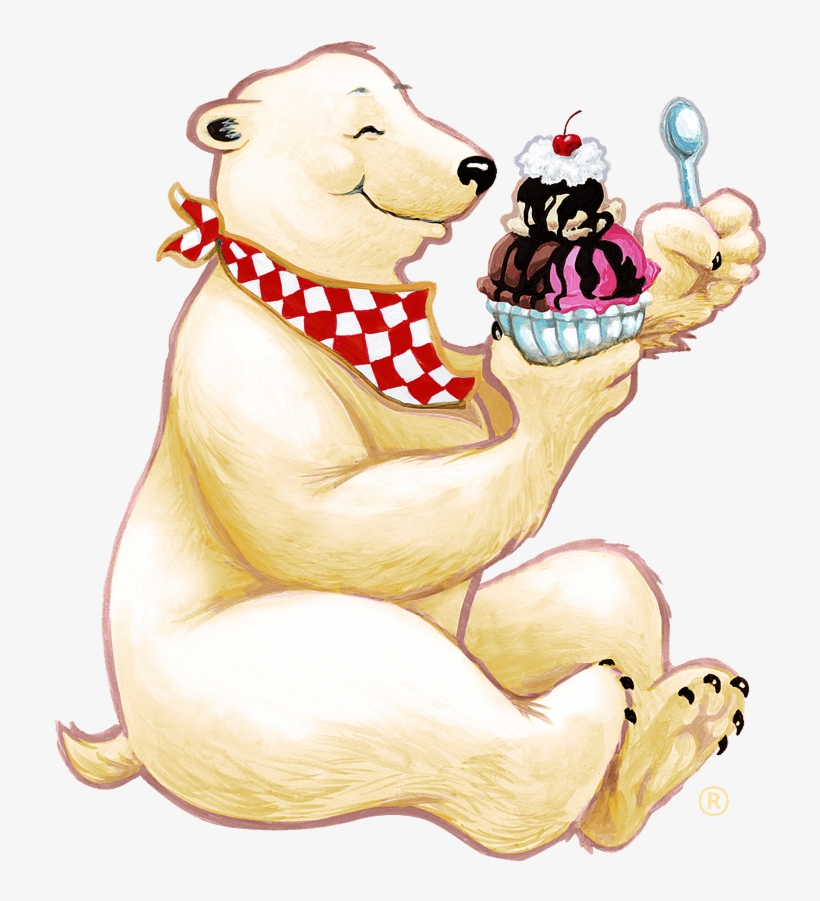 Http - //www - Herrells - Com/images/bear-large - Polar Bears Eating Ice, transparent png download