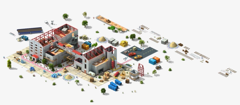 Coal Industrial Center - Scale Model, transparent png download
