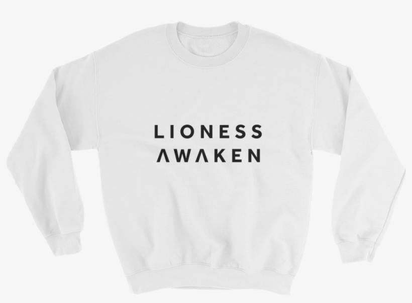 Lioness Awaken Classic Bold Unisex Sweatshirt - Gucci Hoodie White Classic, transparent png download