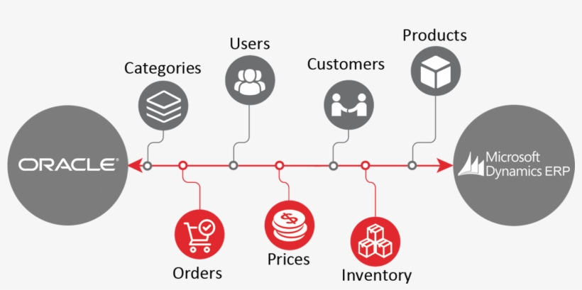 Enabling Erp As Its Master Source, Eshopconnect Makes - Diagram, transparent png download