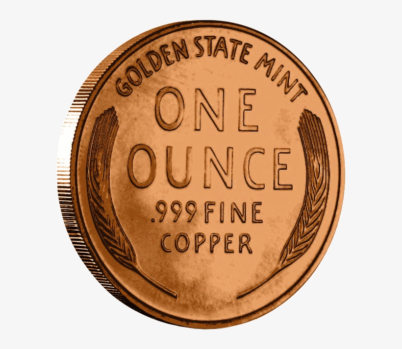 Copper Lincoln Wheat Penny - Circle, transparent png download