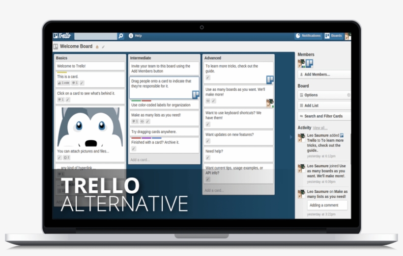 Easynote Free Task Manager - Alternative Trello, transparent png download