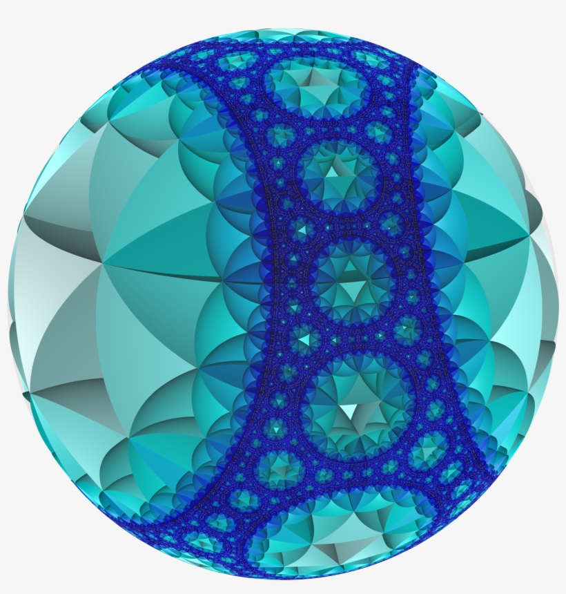 Hyperbolic Honeycomb 3 3 8 Poincare Cc - Circle, transparent png download