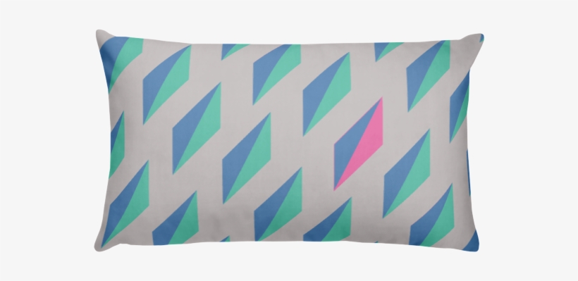 Falling Diamonds Of Snow Basic Pillow - Cushion, transparent png download