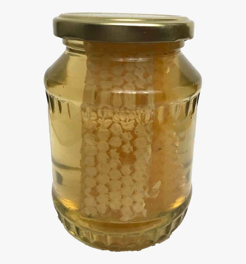 Acacia Honey - Honeycomb In Bottle, transparent png download
