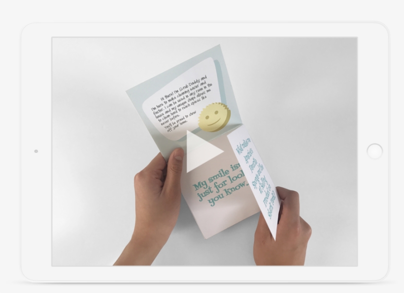 Scrubdaddy Ipad Mockup - Envelope, transparent png download