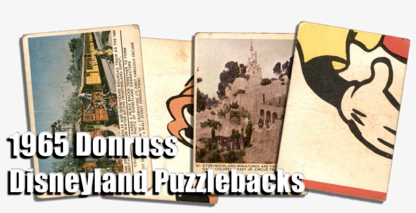 1965 Donruss Disneyland Puzzlebacks - Poster, transparent png download