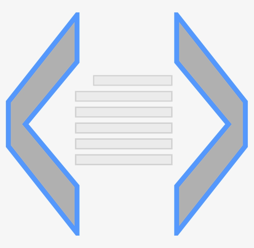 Illustration Showing Horizontal Lines Representing - Icono De Programación Png, transparent png download