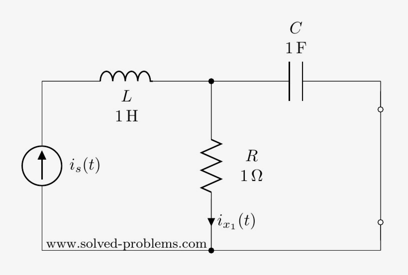 Turning Off The Voltage Source For Ac Steady State - Diagram, transparent png download