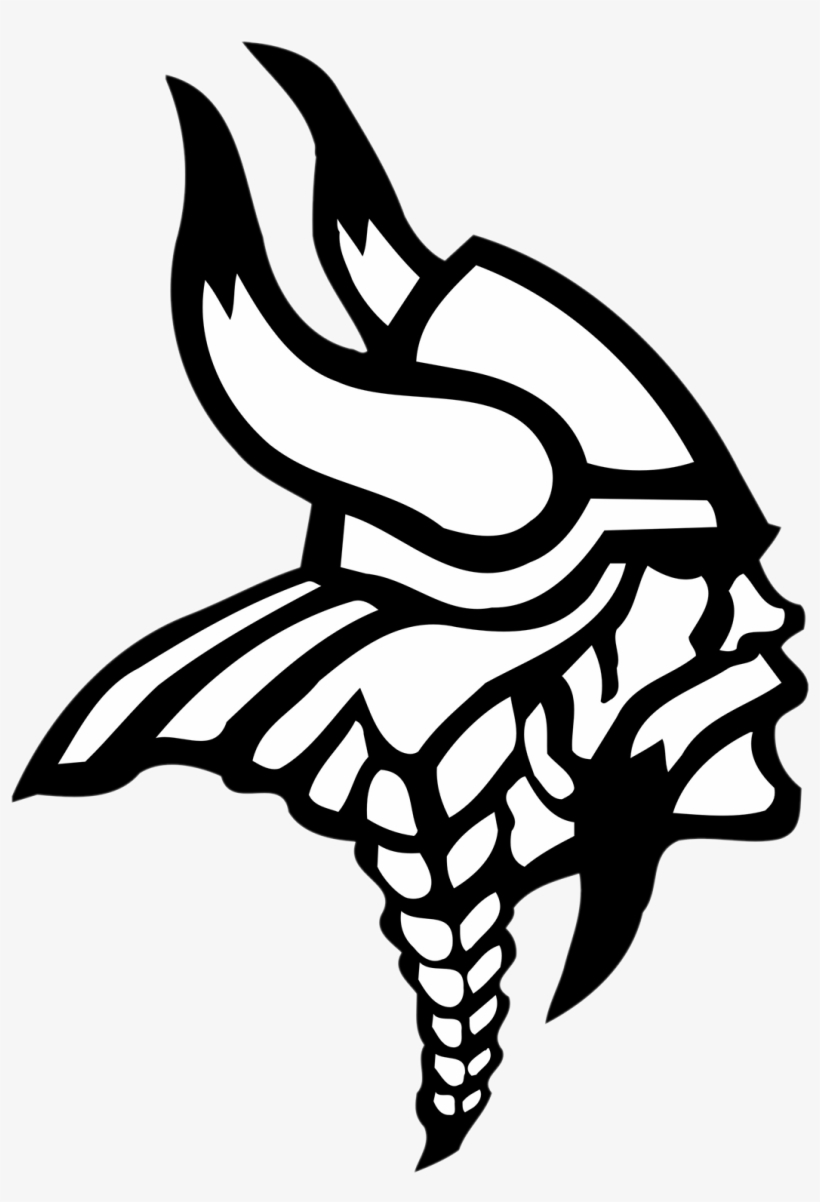 Bangor Vikings - Viking Clipart Black And White, transparent png download