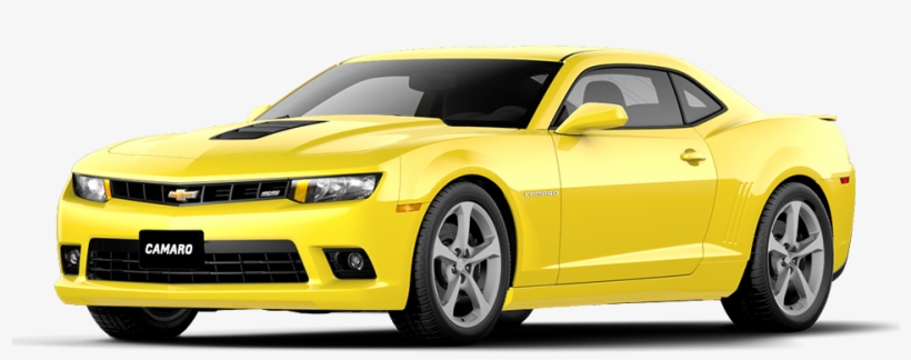 Camaro Lateral Png - 2015 Yellow Convertible Camaro Rs, transparent png download