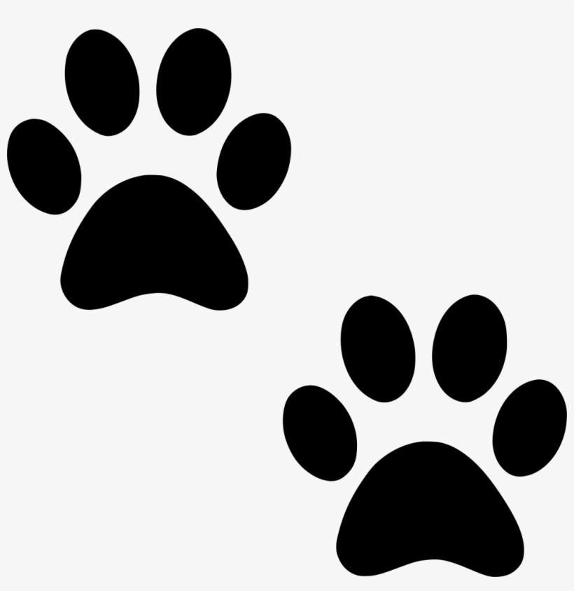 Download Png - Puppy Paw Print Purple, transparent png download