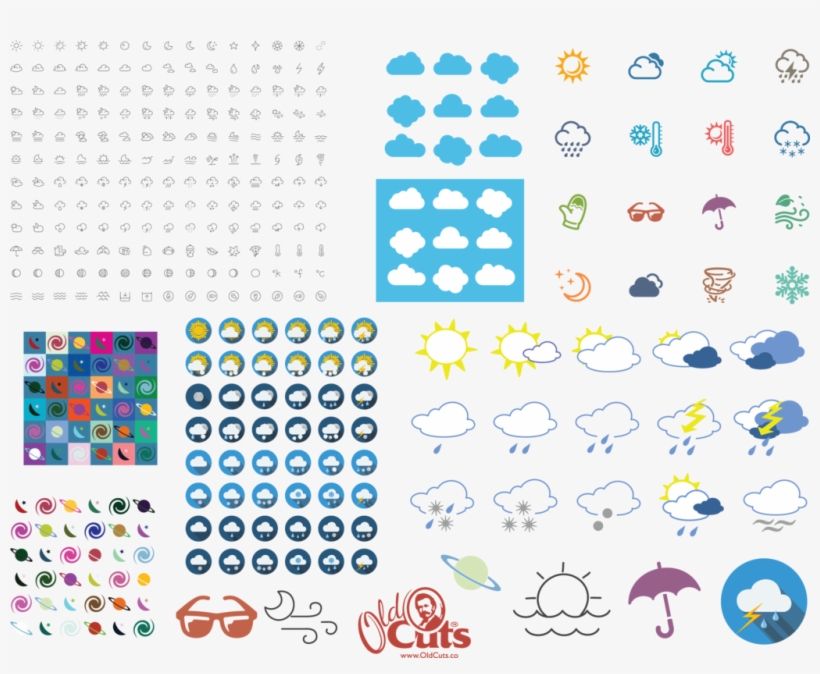 A10 Weather Icons, transparent png download