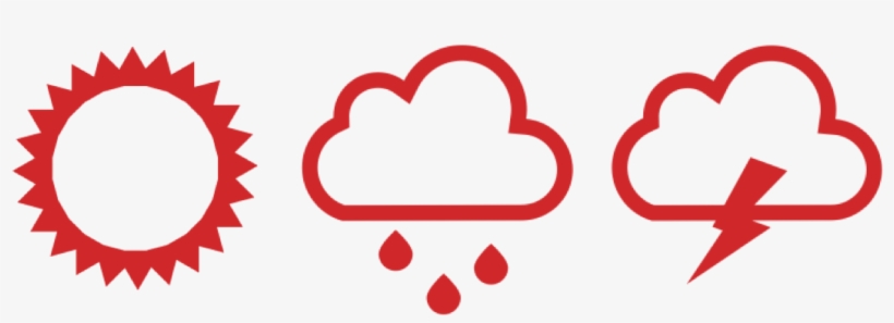 Weather Icons Horizontal - Leonardi Daisy 30 Nw, transparent png download