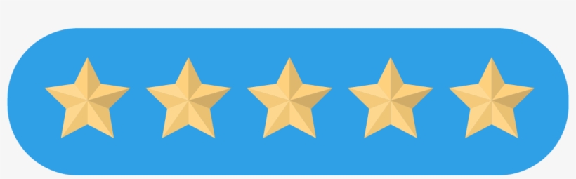 Via Google - 5 Star Customer Rating, transparent png download