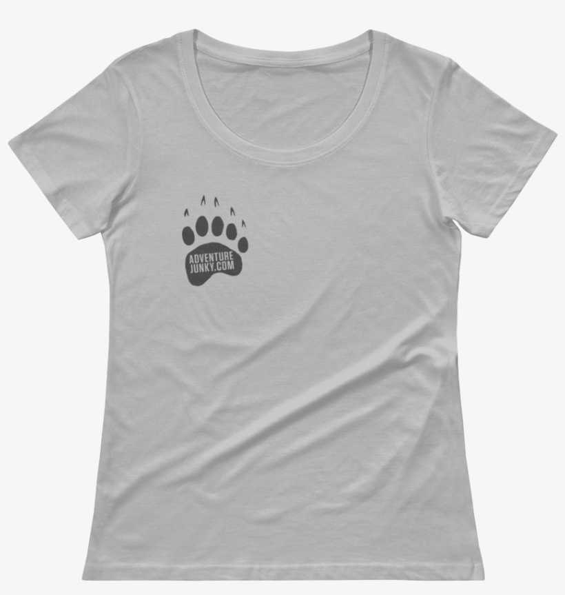 Bear Paw Women's Scoopneck T-shirt - T-shirt, transparent png download
