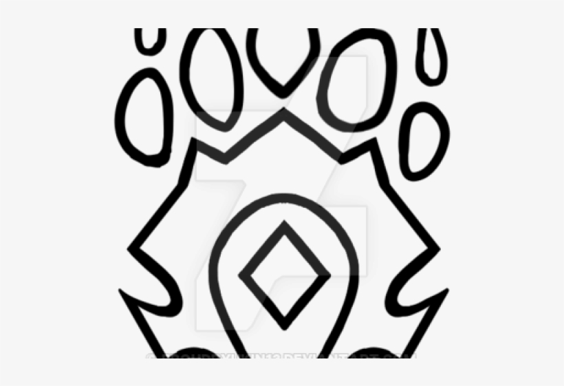 Drawn Bear Bear Paw - Line Art, transparent png download