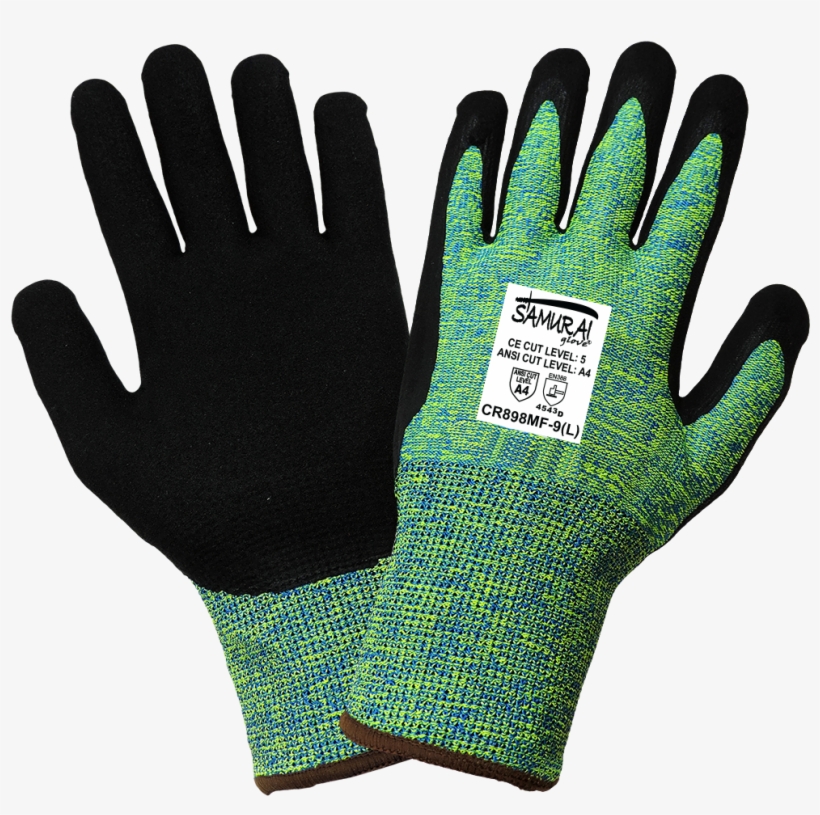Samurai Glove Cut Resistant Gloves - Puncture Resistant Gloves, transparent png download