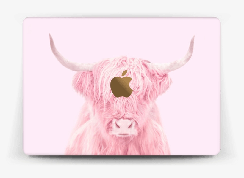 Pink Bull Skin Macbook 12” - Pink Animal Aesthetic, transparent png download