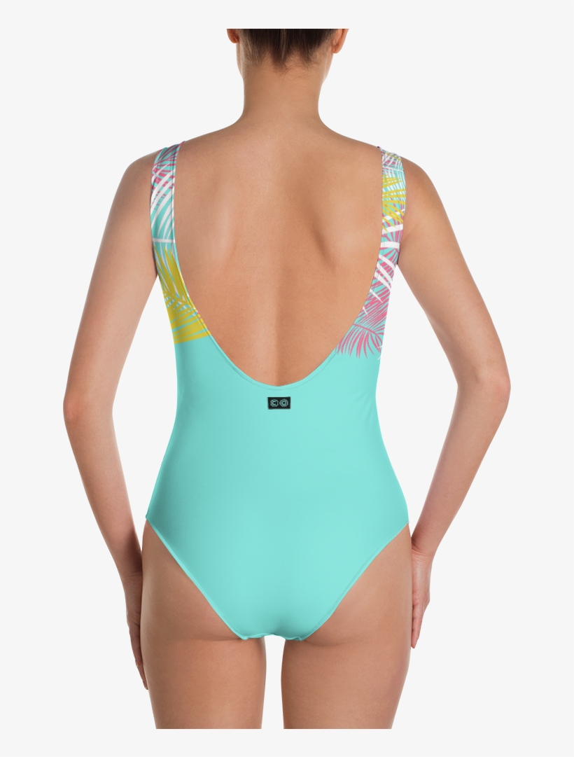 Palmeras Tropicales Swimsuit Yellow One Piece Swimsuit Png Image Transparent Png Free Download On Seekpng